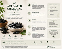 Activated Charcoal Capsules 60 120 180 ct Vegan Pure Powder No Fillers