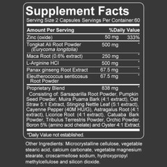 Male Enhancement enhancer Maca Ginseng extract 30-120 capsules Improves Stress