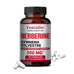 Berberine HCI Vegan Caps – Reduce Cholesterol, Blood Sugar Support