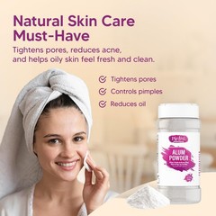 Fine Potassium Alum Powder 350g – DIY Face Packs, Toner, Pore Refining, Pickling