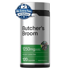 Extracto Raíz de Rusco 1250mg 120 Cápsulas | Suplemento Ruscus aculeatus