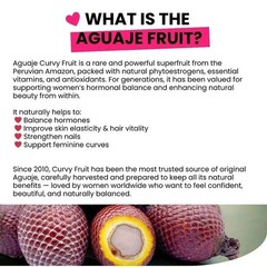 Aguaje + Black Maca + Fenugreek – Natural Glute, Hip & Curve Enhancer – 60 Caps