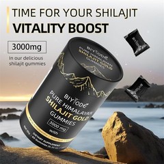 Shilajit GOLD Gummies, Organic, Extremely strong 3000 mg, Fulvic Acid ~US