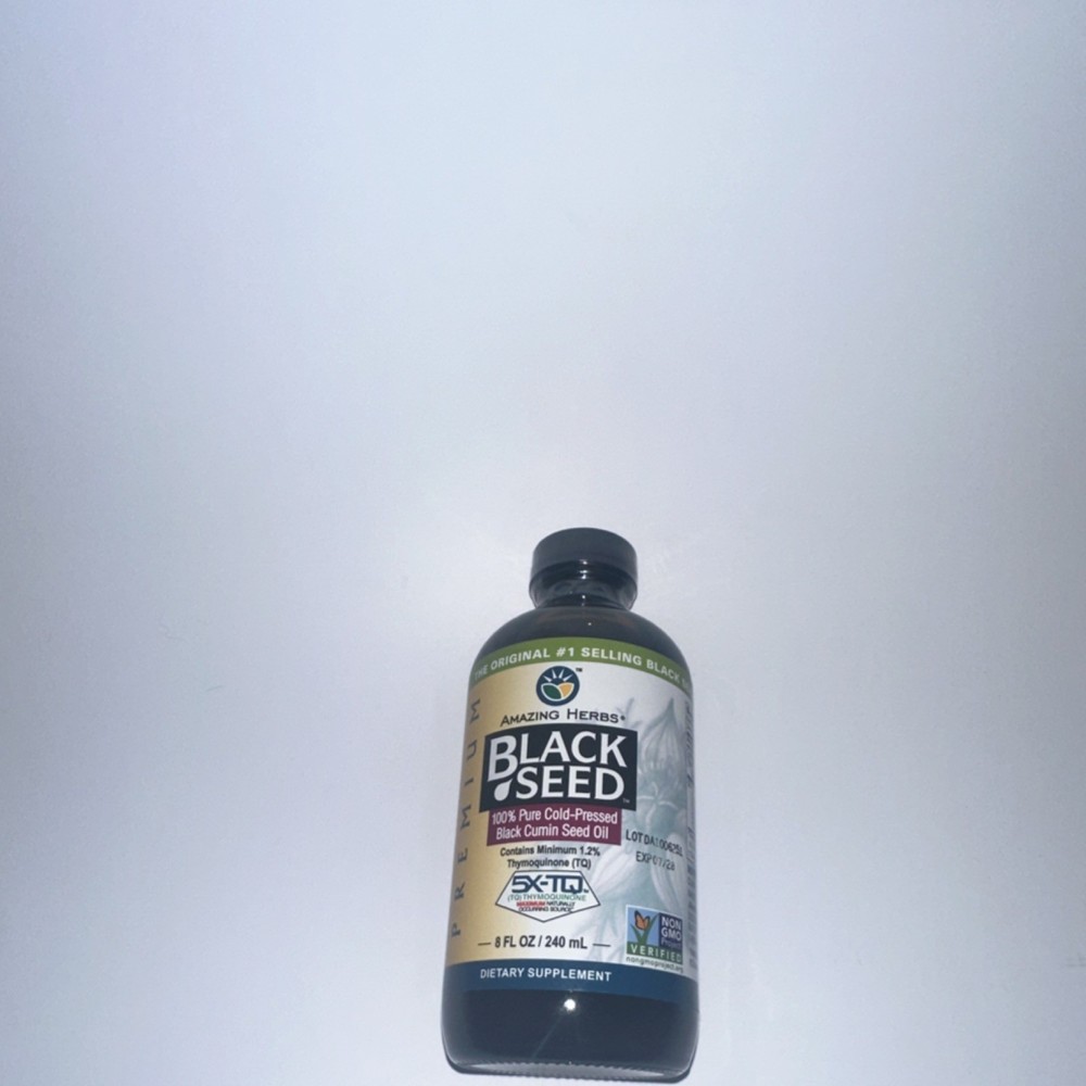 Amazing Herbs Black Cumin Seed Oil 8 fl oz Non-GMO Dietary Supplement Oral