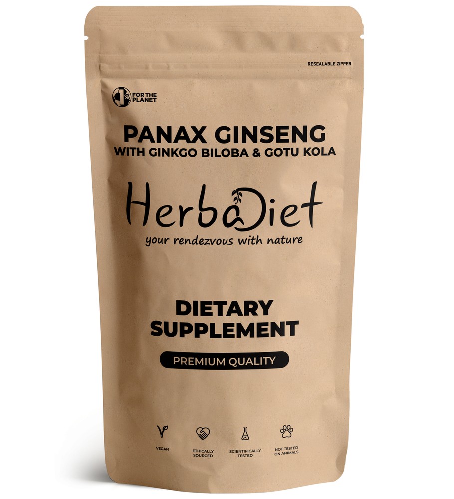 Ginkgo Biloba & Korean Ginseng with Gotu Kola Powder Circulation