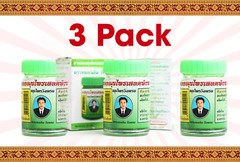 Chalerm Wang Phom Green Balm oil New Design (Pack of 3)