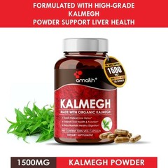Organic Kalmegh Powder Andrographis Paniculata Liver Health 1500mg 120 Capsules