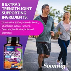 Triple Strength 1500 mg Glucosamine Chondroitin&MSM Joint Support Immune Support