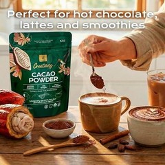 U Chocolate Organic Cacao Powder Natural Fresh From our Farm 1 bag 16 oz