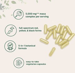 Maca Root for Women and Men, 240 Veggie Capsules |