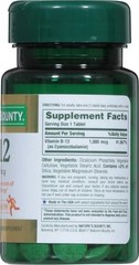Nature’s Bounty Vitamin B-12 1000 mcg Tablets, 100 Count (Pack of 1)