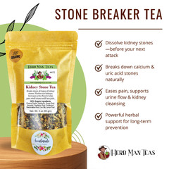 KIDNEY STONE TEA – designed to slowly dissolve kidney stones& improve urine flow