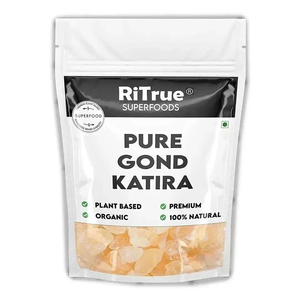 Pure Gond Katira (Tragacanth Gum) (Amazing Cooling Properties) – 50GM to 1000GM