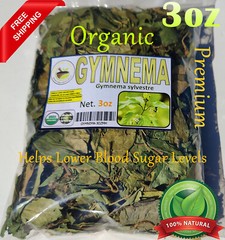 Gymnema sylvestre tea Organic Hierba insulina 3oz Ayuda a regular el azucar