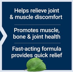 FAST ACTING RELIEF MUSCLE JOINT BONES SORENES 60 Softgels LIFE EXTENSION