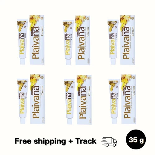 6 x 35g. Plaivana Cream Thai Herbal Plai Oil Natural Relieve Body Aches Rub