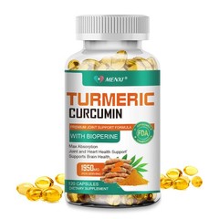 Turmeric Curcumin Highest Potency 95% 1950mg with BioPerine Black Pepper Extract