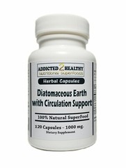 120 Diatomaceous Earth with Circulation Support – 5 Top SuperFoods, Unique, New
