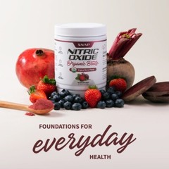 Nitric Oxide Beet Root Organic Powder, Heart & Blood Pressure – Snap Supplements