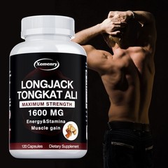 Longjack Tongkat 120pcs- Testosterone Booster, Energy & Endurance,Muscle Health