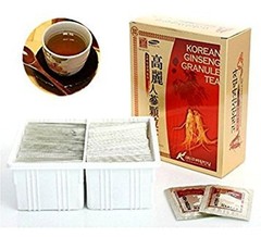 Korean Ginseng Extract Granules Tea – 100 Bags (3g Each) – Herbal Health Boost