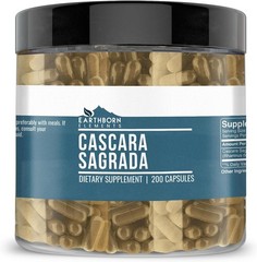 200 Count Pure Cascara Sagrada Capsules – Unflavored, No Fillers for Wellness