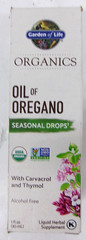 Garden of Life Organics Oil of Oregano Seasonal Drops, 1fl oz, Alcohol Free