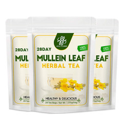 Mullein Tea Bags For Lung Cleanse Herbal Leaf of Flowers Detox Enhance Immune