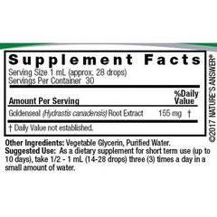 Nature’s Answer Goldenseal Root, 1 Fl Oz (Pack of 2)