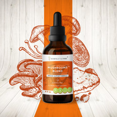 Secrets Of The Tribe Mushroom Blend Tincture Alcohol-FREE Extract