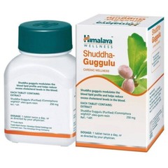 Shuddha Guggulu 3 BOX 180 TABLETS OFFICIAL USA Himalaya Cardiac Wellness Exp2025