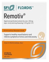 2 x Flordis Remotiv Supports Healthy Mood & Relieve from Stress & Mild Anxiety