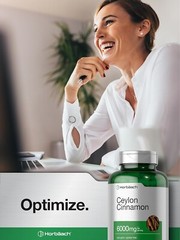 Ceylon Cinnamon 6000 Mg Sugar Metabolism Weight Management Support, 150 Capsules