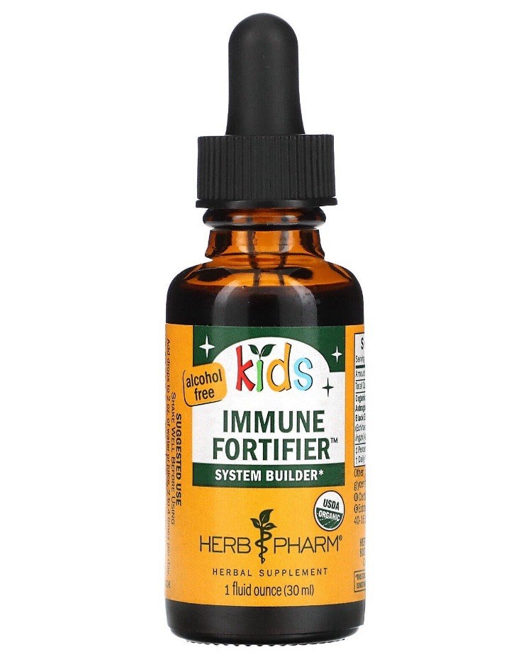 Kids, Immune Fortifier™, System Builder, Alcohol Free,1 floz (30 ml)BB:01/2028⚕️