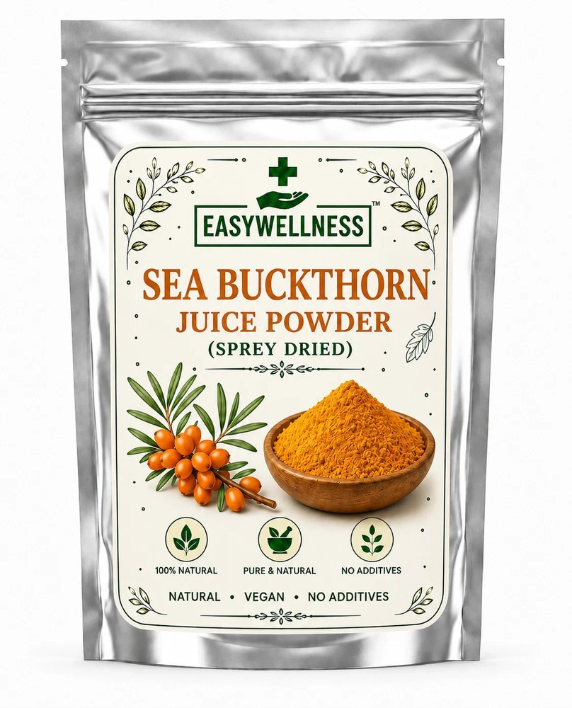 EASYWELLNESS Sea Buckthorn Juice Powder Spray Dried Natural Vitamin C Superfruit