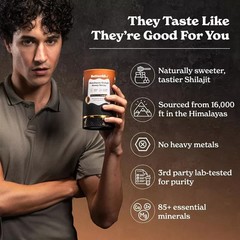 Better Alt Pure Himalayan Shilajit Caramel Honey Sticks Organic – 30 Sticks