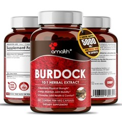 Burdock Root Extract Arctium Arctium Sea Moss Bladderwrack 5000mg 90 Capsules