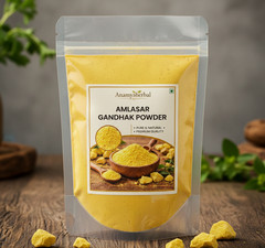 AMLASAAR ,AMALSAR ,GHANDAK ,GANDHAK ,YELLOW SULPHUR Organic Herbal Powder