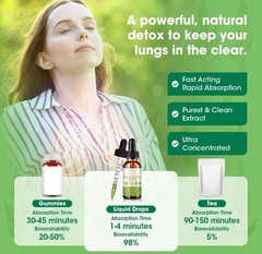 Mullein Leaf Extract Liquid Drop Lung Cleanse Respiratory Herbal Supplement NEW