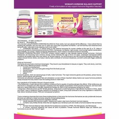 Black Cohosh Women Hormone Balance Support Apple Cider Vinegar Weight Management