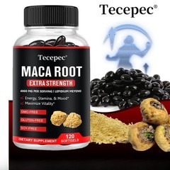 MACA ROOT 4000 MG capsules ( lepidum mayenil ) organic vitamins 120 Capsules