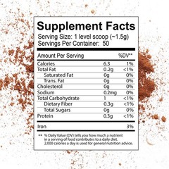 Raw Single Estate Cacao Powder from Dominican Republic – 2.6 Oz Resealable Jar