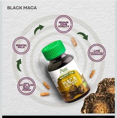 Organic Black Maca Powder | Gelatinized Peruvian Root | Pure, Vegan, Non‑GMO |