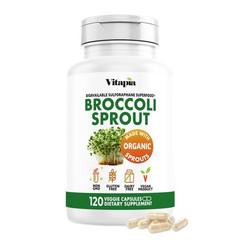 Vitapia Organic Broccoli Sprout & Broccoli Extract Broccoli Sprout 120 Capsules