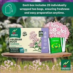 Valerian Root 25 Herbal Tea Bags Valeriana from Peru