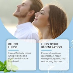 1~5x Breath Smooth Herbal Lung Cleansing Spray Relieve Lung Discomfort 30ml
