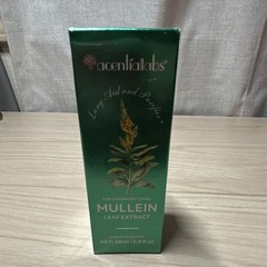 Acentiallabs Mullein Leaf & Chlorophyll Extract 60ml Respiratory Wellness