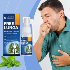 Herbal Respiratory Spray, Breathing Throat Care Mint Extract Daily Use