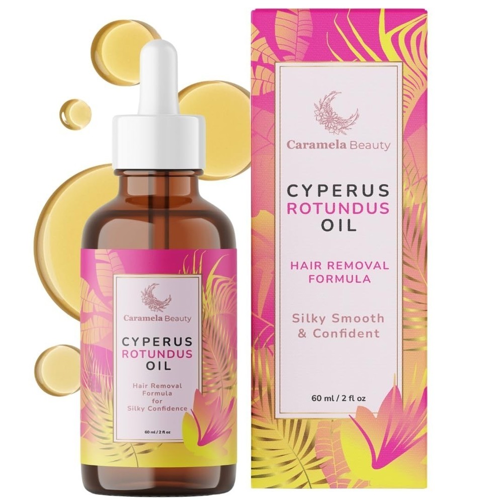 Cyperus Rotundus Oil – 60ml Natural Cyperus Rotundus Oil For Hair Removal, Mo.-