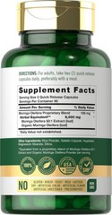 Moringa Oleifera Capsules 6000 mg | 180 Count | Green Superfood | by Carlyle